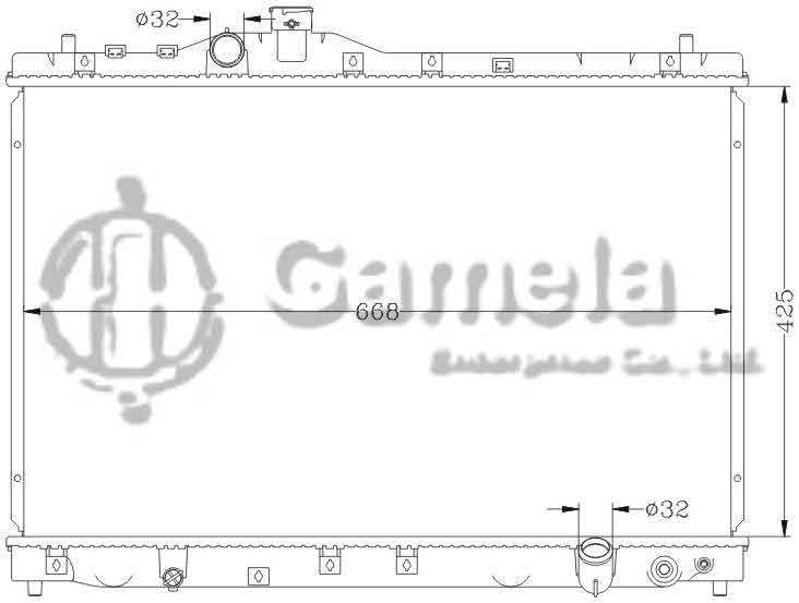 6117108AN - Radiator-for-HONDA-TL-SERIES-97-98-UA3-MT-OEM-19010-DPI-2031