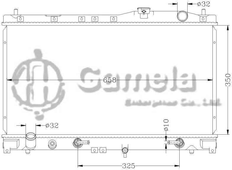 6117109AN - Radiator-for-HONDA-VIGOR-92-94-CB5-AT-OEM-19010-PV0-903