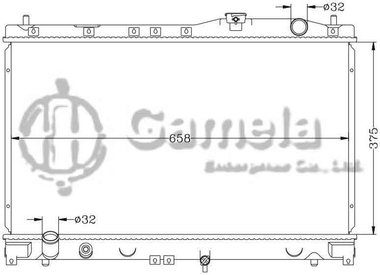 6117112AN - Radiator-for-HONDA-VIGOR-92-94-CC2-CC5-MT-OEM-19010