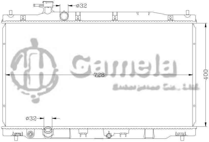 6117118N - Radiator-for-HONDA-CRV-07-2-4L-RE4-MT-OEM-19010