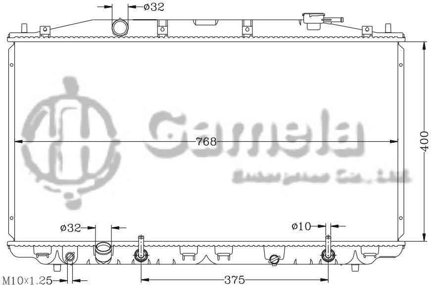 6117119N - Radiator-for-HONDA-ACCORD-2-4L-08-CP2-AT-OEM-19010