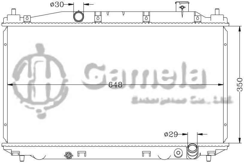 6117126N - Radiator-for-HONDA-CIVIC-03-05-MT-OEM-19010-PZA-A01