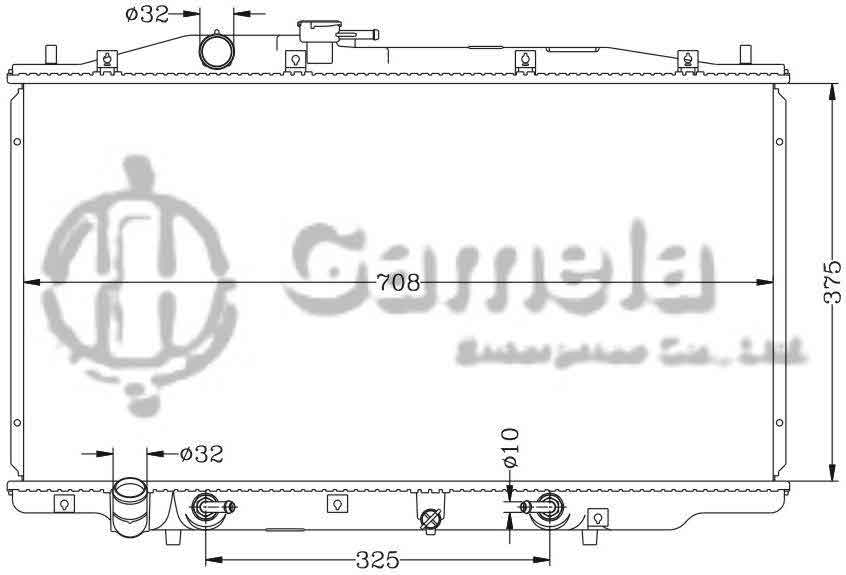 6117127N - Radiator-for-HONDA-ACCORD-03-CM6-3-0L-AT-OEM-19010