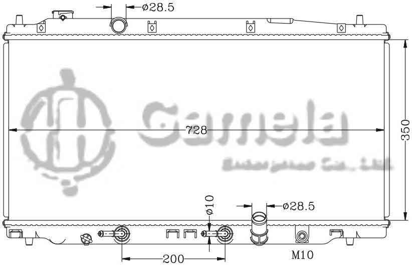 6117134N - Radiator-for-HONDA-FIT-2009-AT-OEM-19010