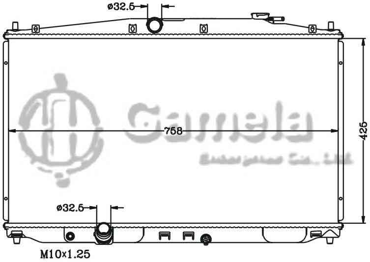 6117140N - Radiator-for-HONDA-ODYSSEY-09-MT