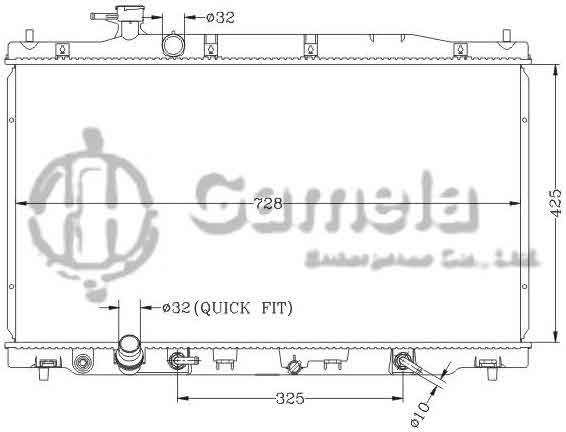 6117169NA - Radiator-for-HONDA-CR-V-2010-2011-2-4L-AT-OEM-19010-DPI-13155