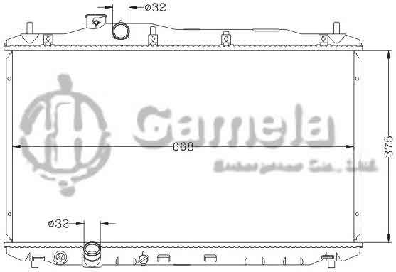 6117174NA - Radiator-for-HONDA-CIVIC-11-MT-OEM-19010