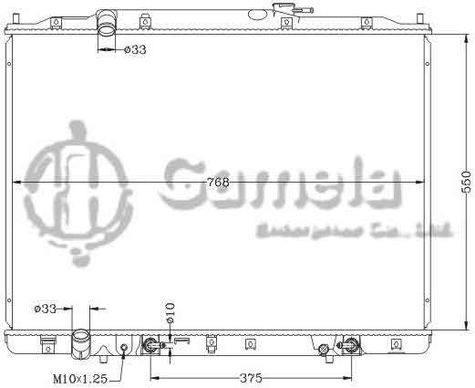 6117179NA - Radiator-for-HONDA-PILOT-09-12-AT-HONDA-RIDGELINE-09-11-AT-OEM-19010-DPI-13065