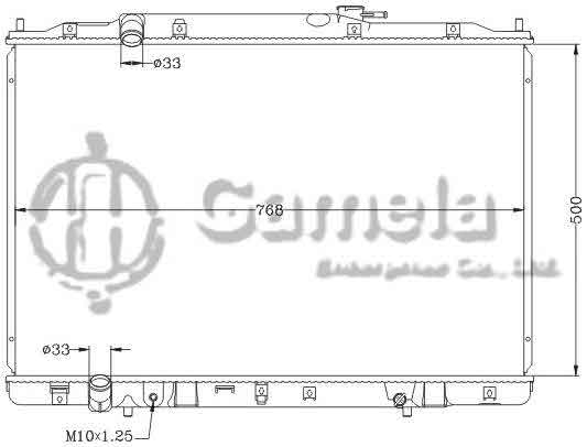 6117202NA - Radiator-for-HONDA-ACURA-MDX-3-7L-V6-07-12-MT-HONDA-ACURA-ZDX-3-7L-V6-10-12-MT