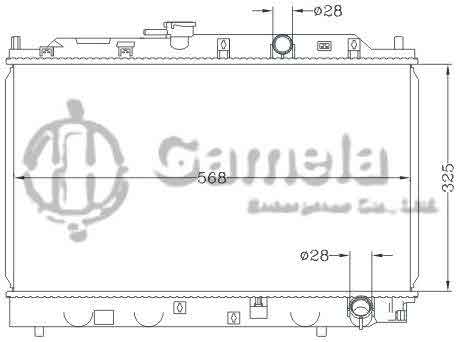 6117208NA - Radiator-for-HONDA-CIVIC-1-3-1-4-87-MT-OEM-19010-PM3-003