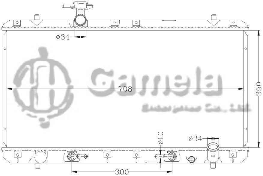 6118003AN - Radiator-for-SUZUKI-LIANA-AERIO-02-07-AT-OEM-17700-54G20-DPI-2451