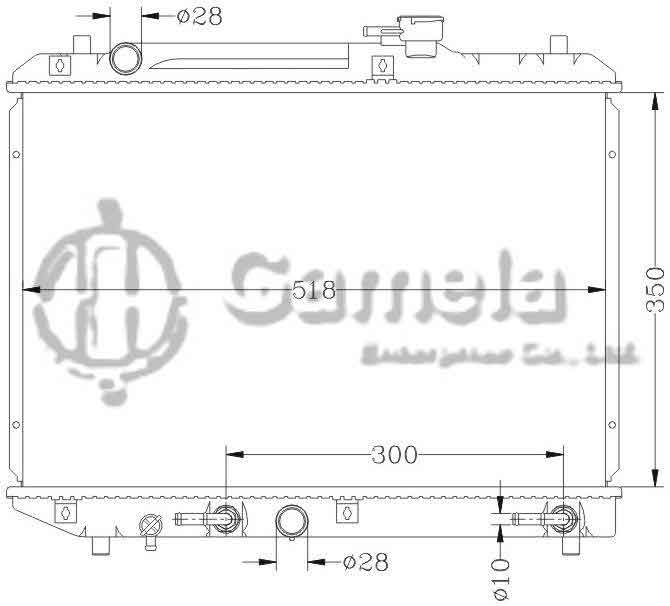 6118005N - Radiator-for-SUZUKI-CULTUS-SWIFT-GA11-95-AT-OEM-17700-60G10-DPI-2085