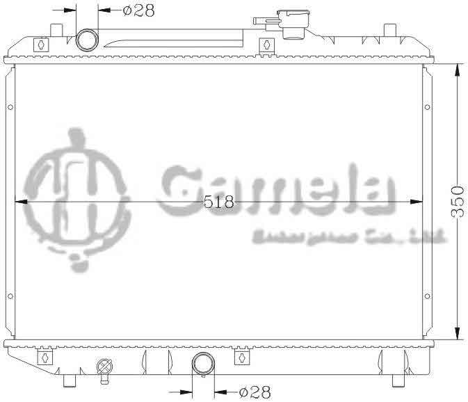 6118006N - Radiator-for-SUZUKI-CULTUS-SWIFT-GA11-95-MT-OEM-17700-60G00-DPI-2084