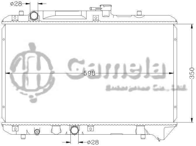 6118008AN - Radiator-for-SUZUKI-CULTUS-WAGON-G15-96-02-MT-OEM-17700-63G00-63G20