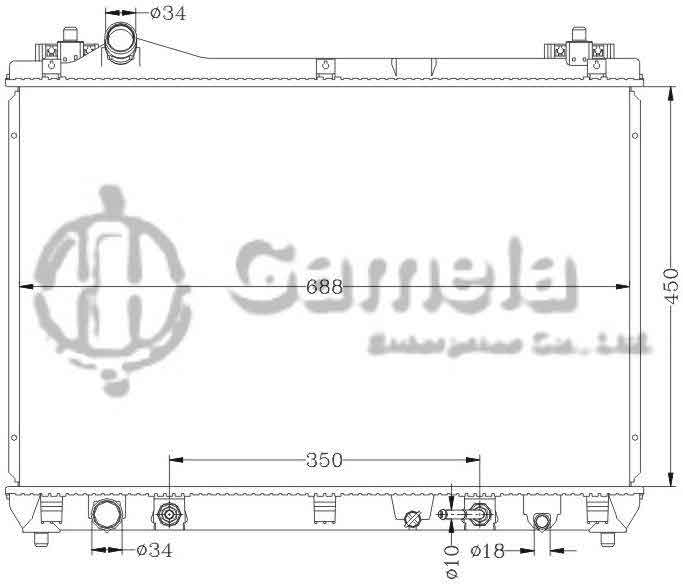 6118015AN - Radiator-for-SUZUKI-ESCUDO-GRAND-VITARA-05-AT-OEM-17700-65J10