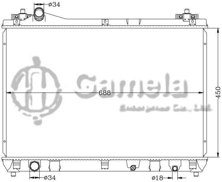 6118016AN - Radiator-for-SUZUKI-ESCUDO-GRAND-VITARA-05-MT-OEM-17700-65J00