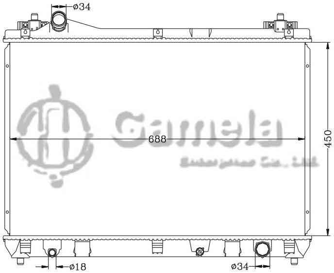 6118018AN - Radiator-for-SUZUKI-ESCUDO-GRAND-VITARA-05-MT-OEM-17700-66J10