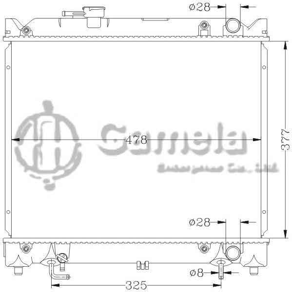 6118019AN - Radiator-for-SUZUKI-VITARA-88-97-TA01-G16A-AT-OEM-17700-DPI-2089