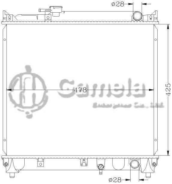 6118022N - Radiator-for-SUZUKI-VITARA-88-97-TD01-MT-OEM-17700-56B01-56B02-DPI-1864