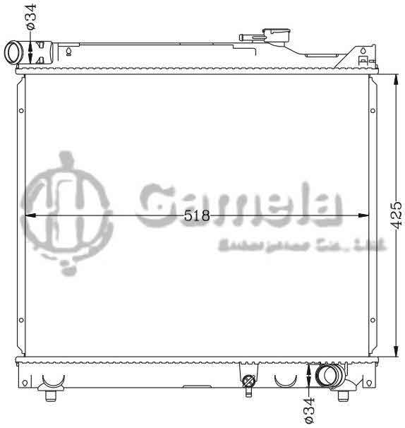 6118023N - Radiator-for-SUZUKI-VITARA-96-MT-OEM-17700-86CB0