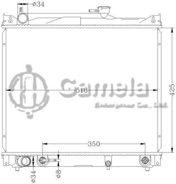 6118027N - Radiator-for-SUZUKI-VITARA-97-TA11-AT-OEM-17700-77E10-77E30-DPI-2087