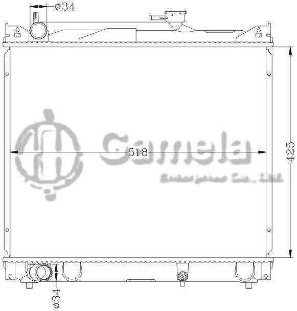 6118028N - Radiator-for-SUZUKI-VITARA-97-TA11-MT-OEM-17700-77E00-77E20