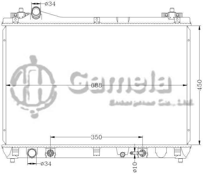 6118043AN - Radiator-for-SUZUKI-ESCUDO-GRAND-VITARA-05-AT