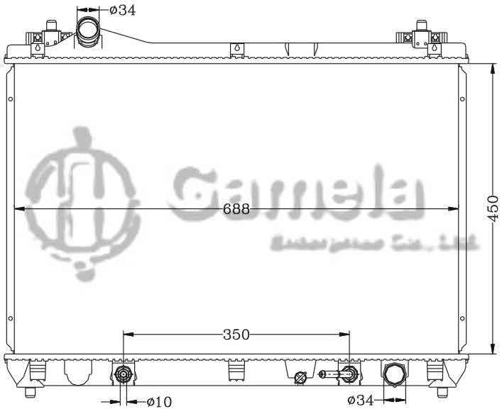 6118045N - Radiator-for-SUZUKI-ESCUDO-GRAND-VITARA-05-AT