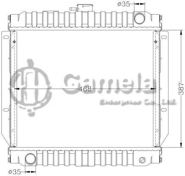 6118048N - Radiator-for-SUZUKI-NISSAN-PICKUP-MT