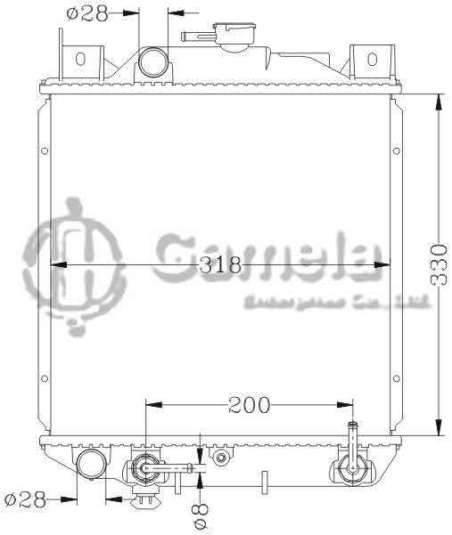 6118055N - Radiator-for-SUZUKI-CULTUS-07-AT-OEM-17700-60B32-DPI-1444