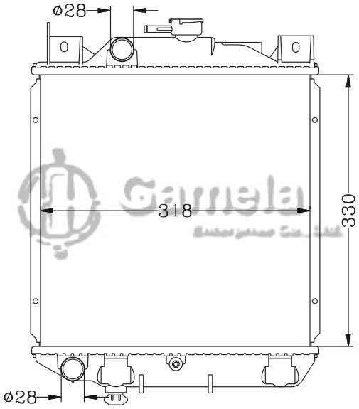 6118056N - Radiator-for-SUZUKI-CULTUS-07-MT-OEM-17700-60B30