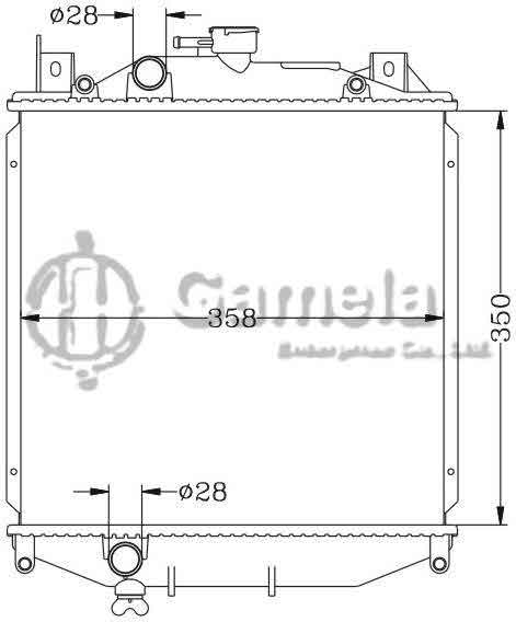 6118057N - Radiator-for-SUZUKI-CULTUS-MT-OEM-17700-80E00