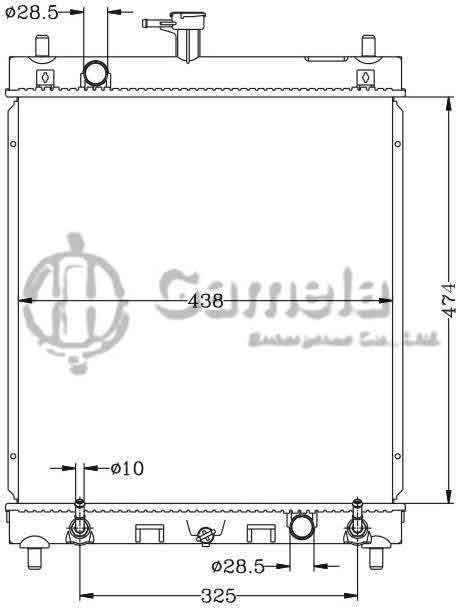 6118063N - Radiator-for-SUZUKI-CARRY-06-AT-OEM-17700-61J10