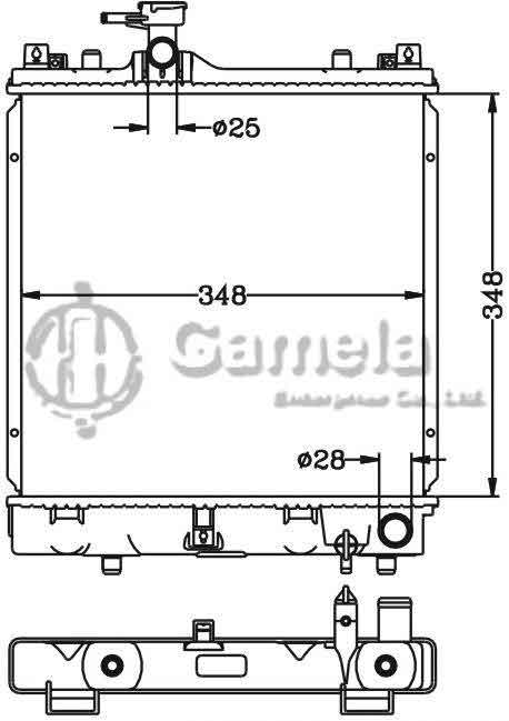 6118068N - Radiator-for-SUZUKI-MT