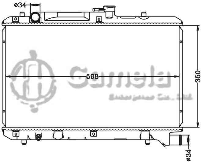 6118070N - Radiator-for-SUZUKI-CULTUS-WAGON-J18A-96-02-MT