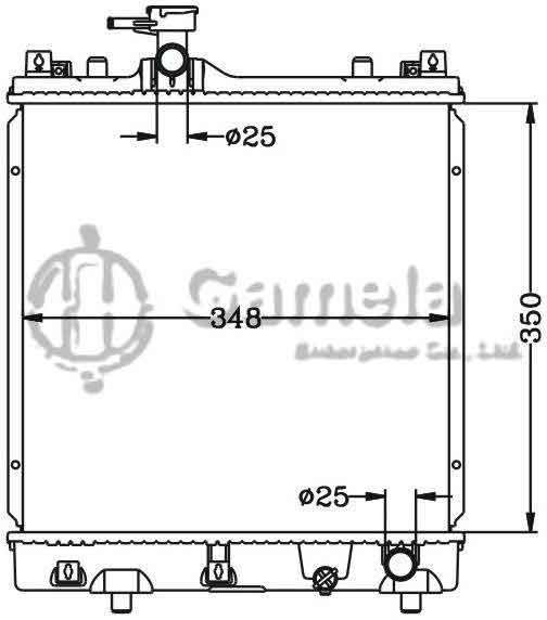 6118078N - Radiator-for-SUZUKI-ALTO-02-1-1i-MT-OEM-17700-79F00-79F01-79F02