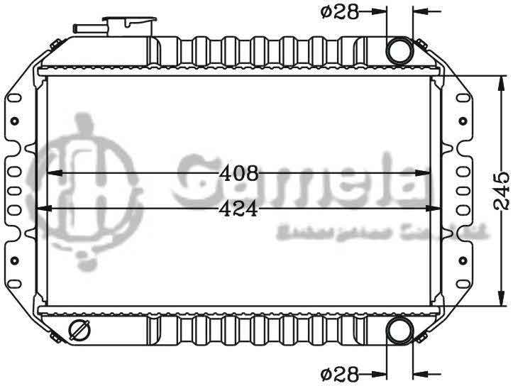 6118087N - Radiator-for-SUZUKI-TATA-MT