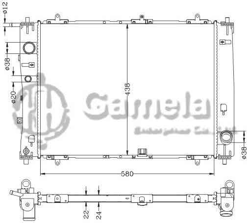 6118089NA - Radiator-for-SUZUKI-TATA-MT