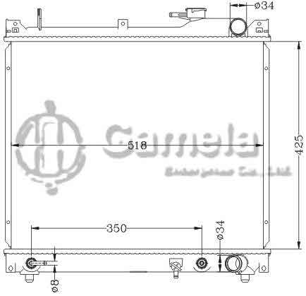 6118091NA - Radiator-for-SUZUKI-VITARA-97-AT-OEM-17700-66D11