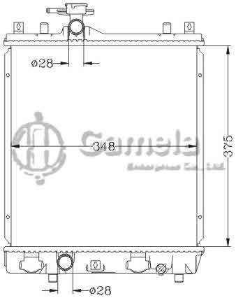 6118096NA - Radiator-for-SUZUKI-IGNIS-1-3-1-5i-03-MT-OEM-17700-80G00