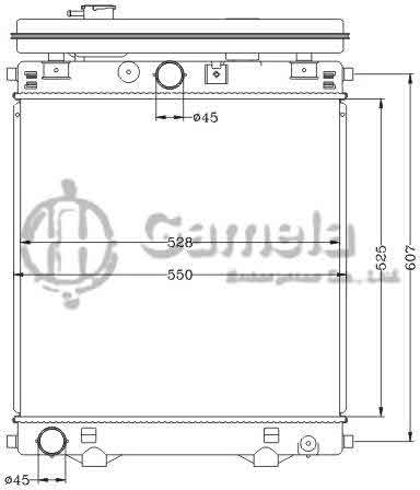 6118111NA - Radiator-for-SUZUKI-Perkins