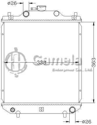 6118112NA - Radiator-for-SUZUKI-TATA-ACE