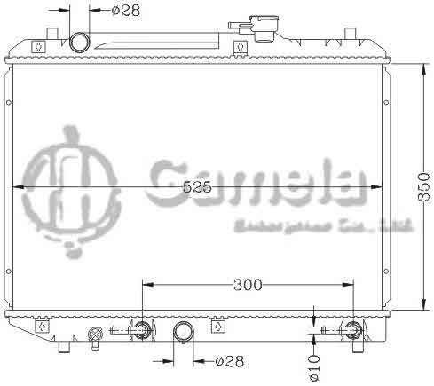 6118113NA - Radiator-for-SUZUKI-CULTUS-SWIFT-GA11-95-AT-OEM-17700-60G10-DPI-2085