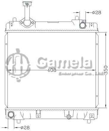 6118118NA - Radiator-for-SUZUKI-AITO-12-MT