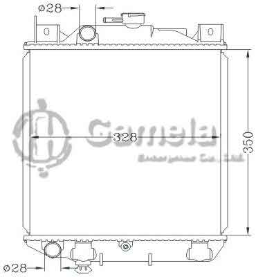 6118122NA - Radiator-for-SUZUKI-SWIFT-1-6i-89-MT-OEM-17700-71C00-71C01