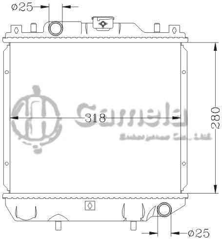 6118124NA - Radiator-for-SUZUKI-ALTO-III-1-0-94-02-MT