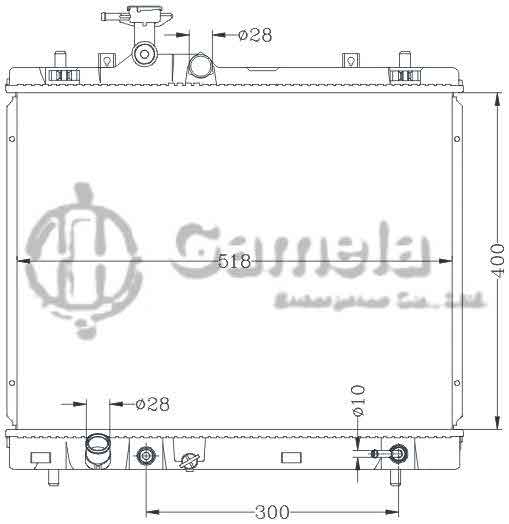 6118127NA - Radiator-for-SUZUKI-TIGER-2012-AT