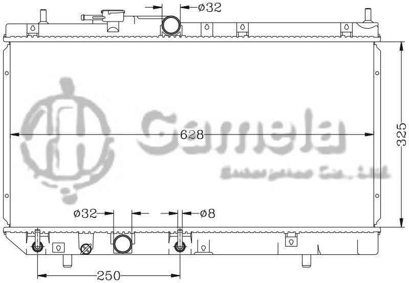 6119005N - Radiator-for-DAIHATSU-CHARADE-93-98-G200-AT-OEM-16400-87F30