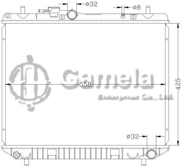 6119014N - Radiator-for-DAIHATSU-TERIOS-97-G1-3L-K3-VE-MT-OEM-16400