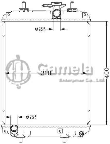 6119024N - Radiator-for-DAIHATSU-CHARADE-1-0i-12V-03-MT